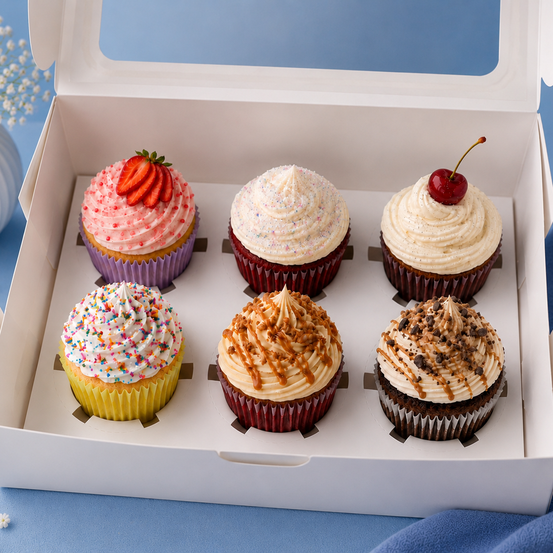 1/2 Dozen Cupcakes