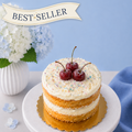 Coconut Cream Bento Cake