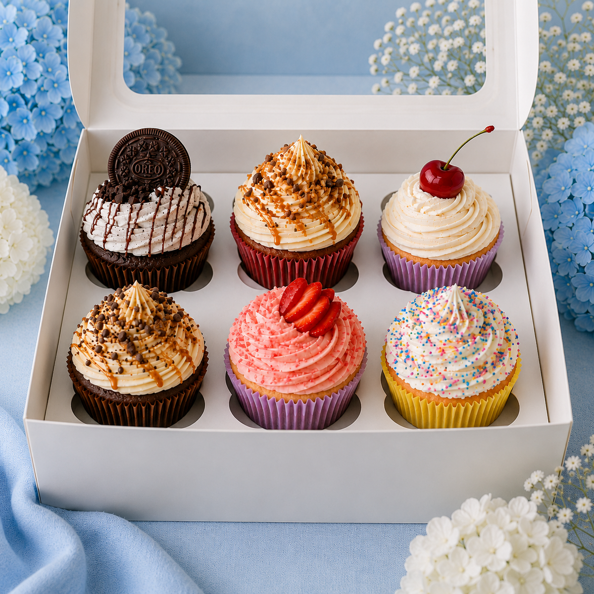 1/2 Dozen Cupcakes