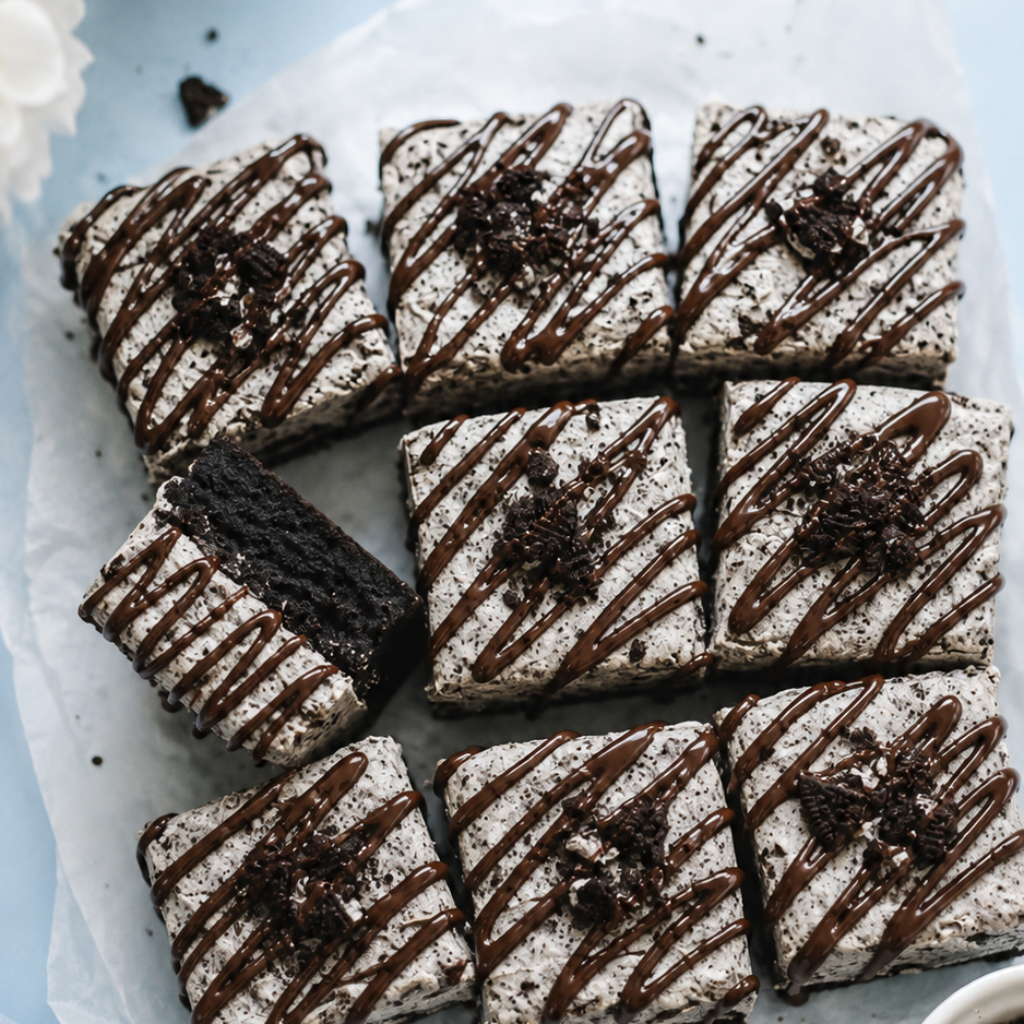 Cookies n Cream Cake Slice