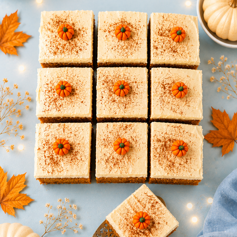 Pumpkin Spice Cake Slice